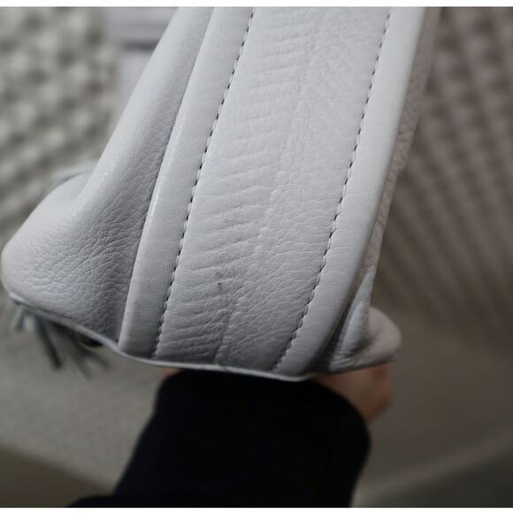 Aimee Kestenberg Leather Bucket Crossbody Bag Fly With Me Cloud - Picture 6 of 10